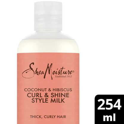Shea Moisture Coconut & Hibiscus Curl & Shine Style Milk 254ml