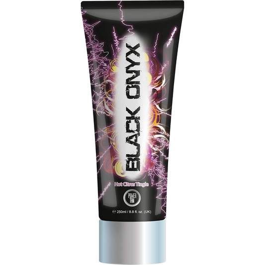 Power Tan Black Onyx Hot Citrus Tingle Tanning Accelerator 250ml
