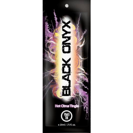 Power Tan Black Onyx Hot Citrus Tingle Tanning Accelerator Sachet 20ml