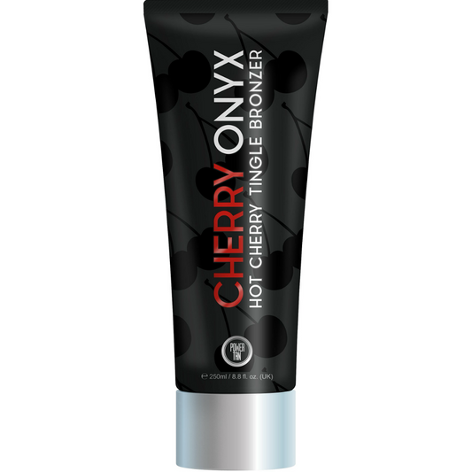 Power Tan Cherry Onyx Hot Cherry Tingle Bronzer Tanning Accelerator 250ml