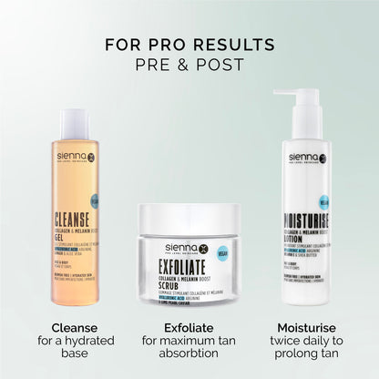 Sienna X Dark Self Tan Clear Water Mousse 190ml