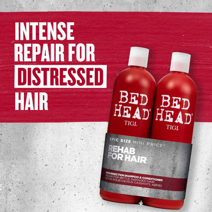 TIGI Bed Head Rehab for Hair Resurrection Shampoo & Conditioner 750ml Twin Pack