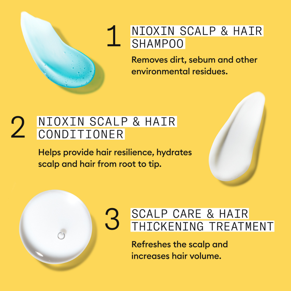 Nioxin System 1 Shampoo & Conditioner Twin for Natural Hair with Light Thinning 2 x 300ml