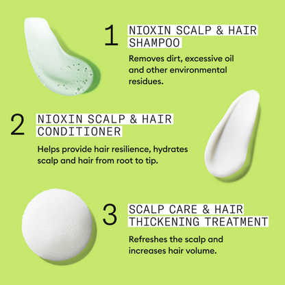 Nioxin System 2 Shampoo & Conditioner Twin for Natural Hair with Progressed Thinning 2 x 300ml