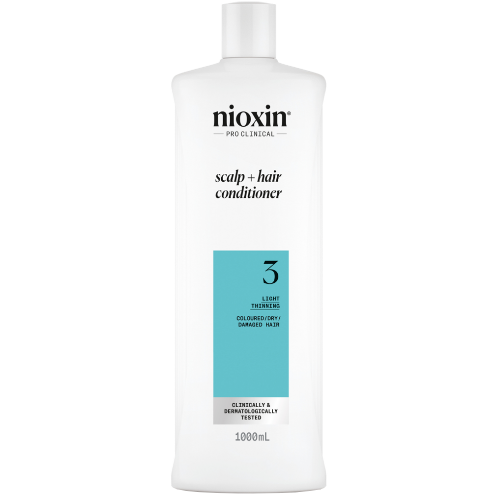 Nioxin System 3 Shampoo & Conditioner Twin for Coloured Hair with Light Thinning 2 x 1000ml