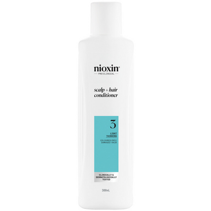 Nioxin System 3 Shampoo & Conditioner Twin for Coloured Hair with Light Thinning 2 x 300ml