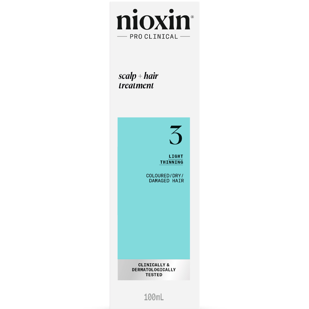 Nioxin System 3 Scalp & Hair Leave-In Treatment for Coloured Hair with Light Thinning 100ml