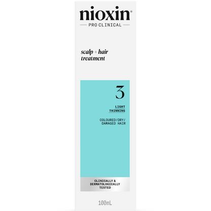 Nioxin System 3 Scalp & Hair Leave-In Treatment for Coloured Hair with Light Thinning 100ml