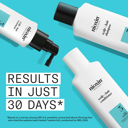 Nioxin System 3 Hair Starter Kit for Coloured Hair with Light Thinning