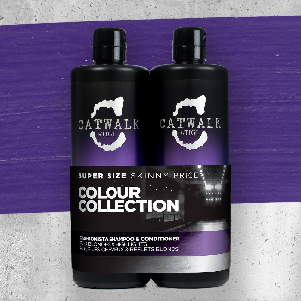 TIGI Catwalk Colour Collection Fashionista Shampoo & Conditioner 750ml Twin Pack