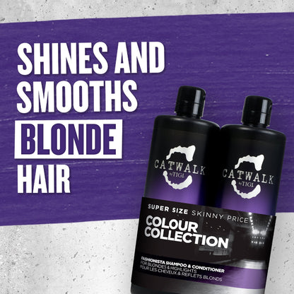 TIGI Catwalk Colour Collection Fashionista Shampoo & Conditioner 750ml Twin Pack