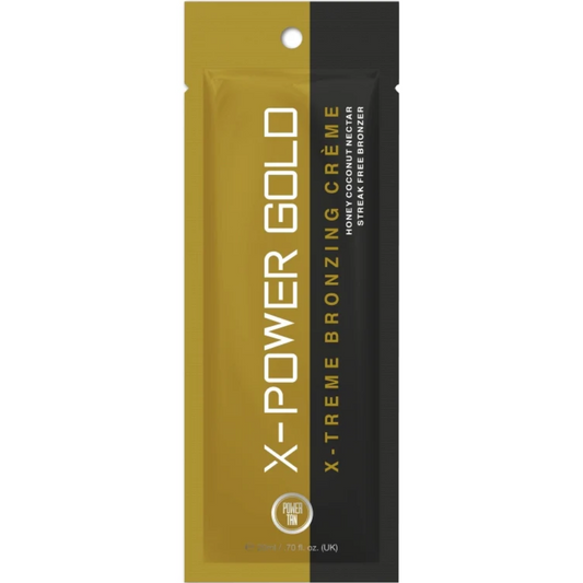 Power Tan X-Power Gold X-Treme Bronzing Creme Tanning Accelerator Sachet 20ml