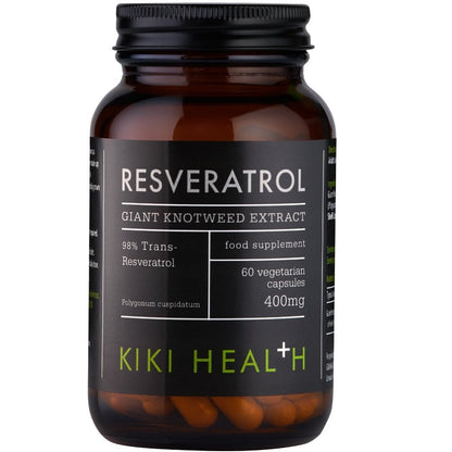 Kiki Health 98% Trans-Resveratrol Giant Knotweed Extract 400mg 60 Vegicaps