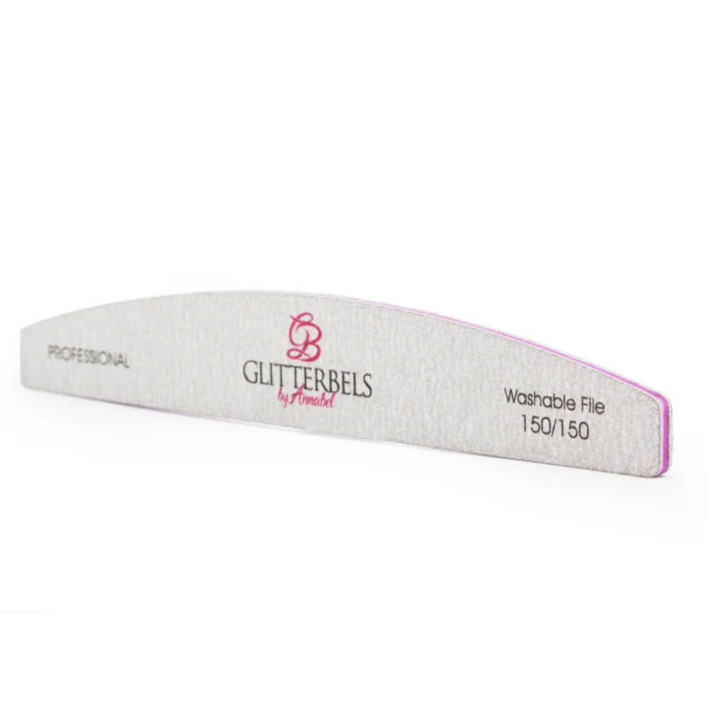 Glitterbels Nail File 150/150 Grit Pack of 10