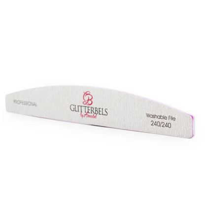 Glitterbels Nail File 240/240 Grit Pack of 10