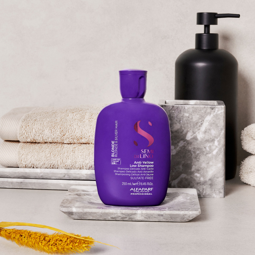 Alfaparf Milano Semi Di Lino Blonde Anti-Yellow Low Shampoo 250ml