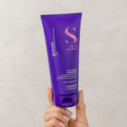 Alfaparf Milano Semi Di Lino Blonde Anti-Yellow Conditioner 200ml