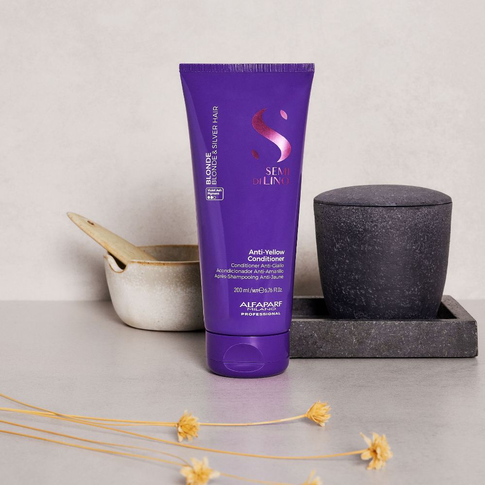 Alfaparf Milano Semi Di Lino Blonde Anti-Yellow Conditioner 200ml