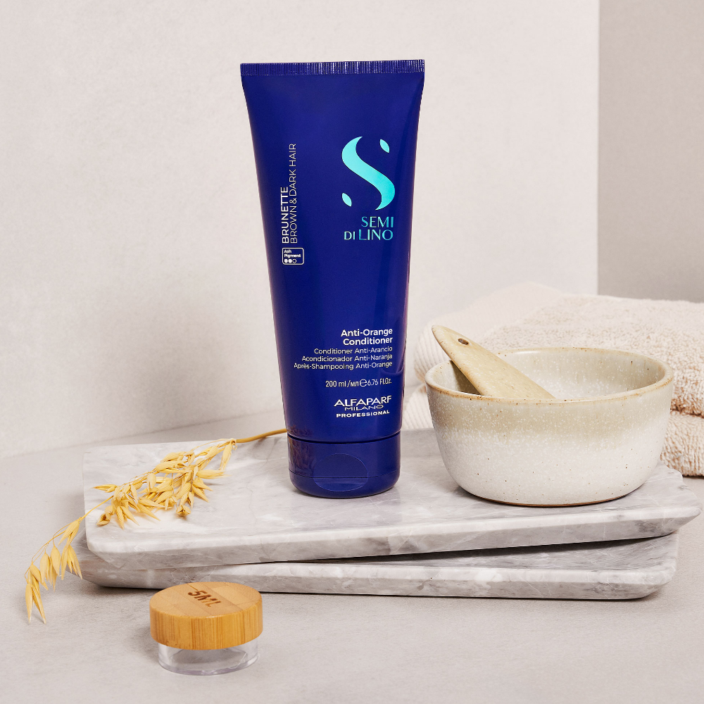 Alfaparf Milano Semi Di Lino Brunette Anti-Orange Conditioner 200ml