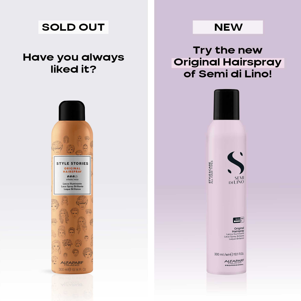 Alfaparf Milano Semi Di Lino Style & Care Original Hairspray 300ml