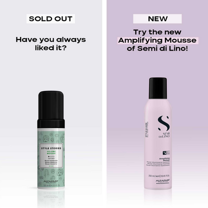 Alfaparf Milano Semi Di Lino Style & Care Amplifying Mousse 250ml