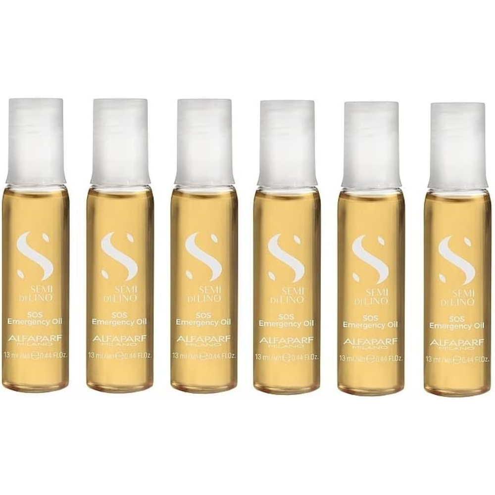 Alfaparf Milano Semi Di Lino Reconstruction SOS Emergency Oil 6 x 13ml