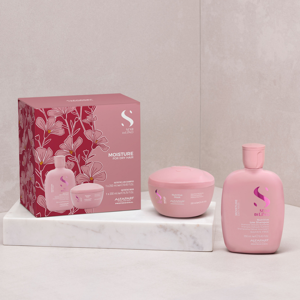 Alfaparf Milano Semi Di Lino Moisture Nutritive Duo Kit