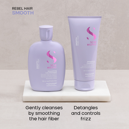 Alfaparf Milano Semi Di Lino Smooth Rebel Hair Duo Kit