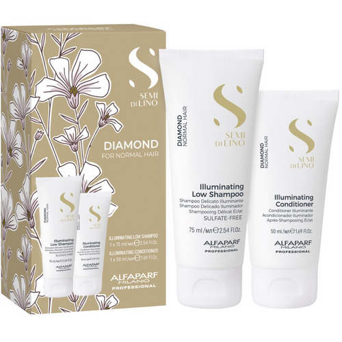 Alfaparf Milano Semi Di Lino Diamond Illuminating Mini Kit