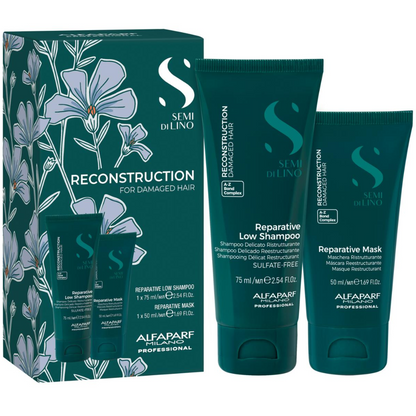 Alfaparf Milano Semi Di Lino Reparative Reconstruction Mini Kit