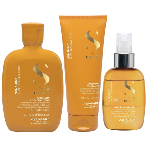 Alfaparf Milano Semi Di Lino Sunshine After Sun Care Trio