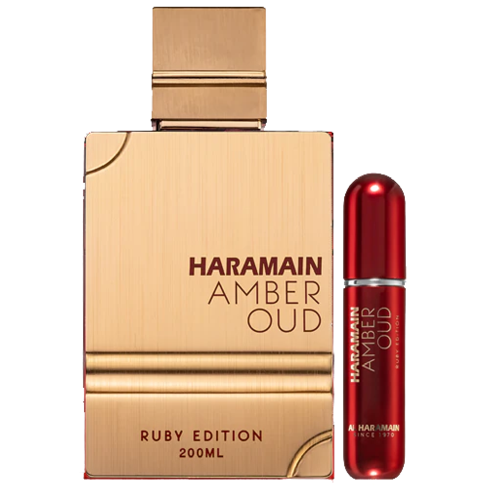 Al Haramain Amber Oud Ruby Eau De Parfum Gift Set 75ml