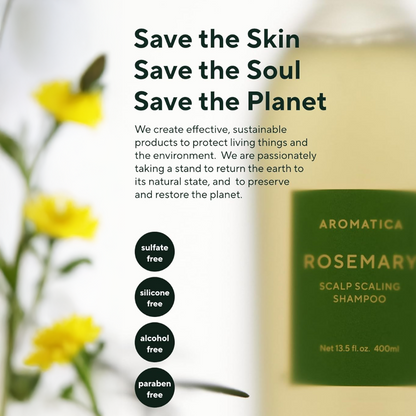 Aromatica Rosemary Scalp Scaling Shampoo 400ml