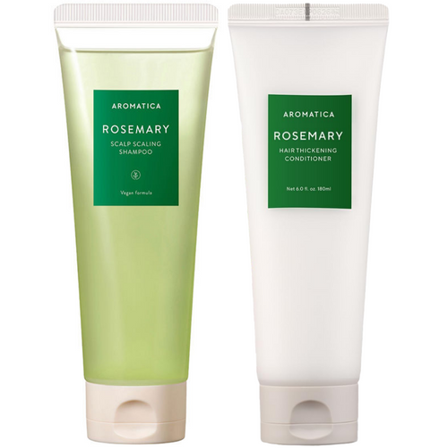 Aromatica Rosemary Scalp Scaling Shampoo & Hair Thickening Conditioner Twin 2 x 180ml