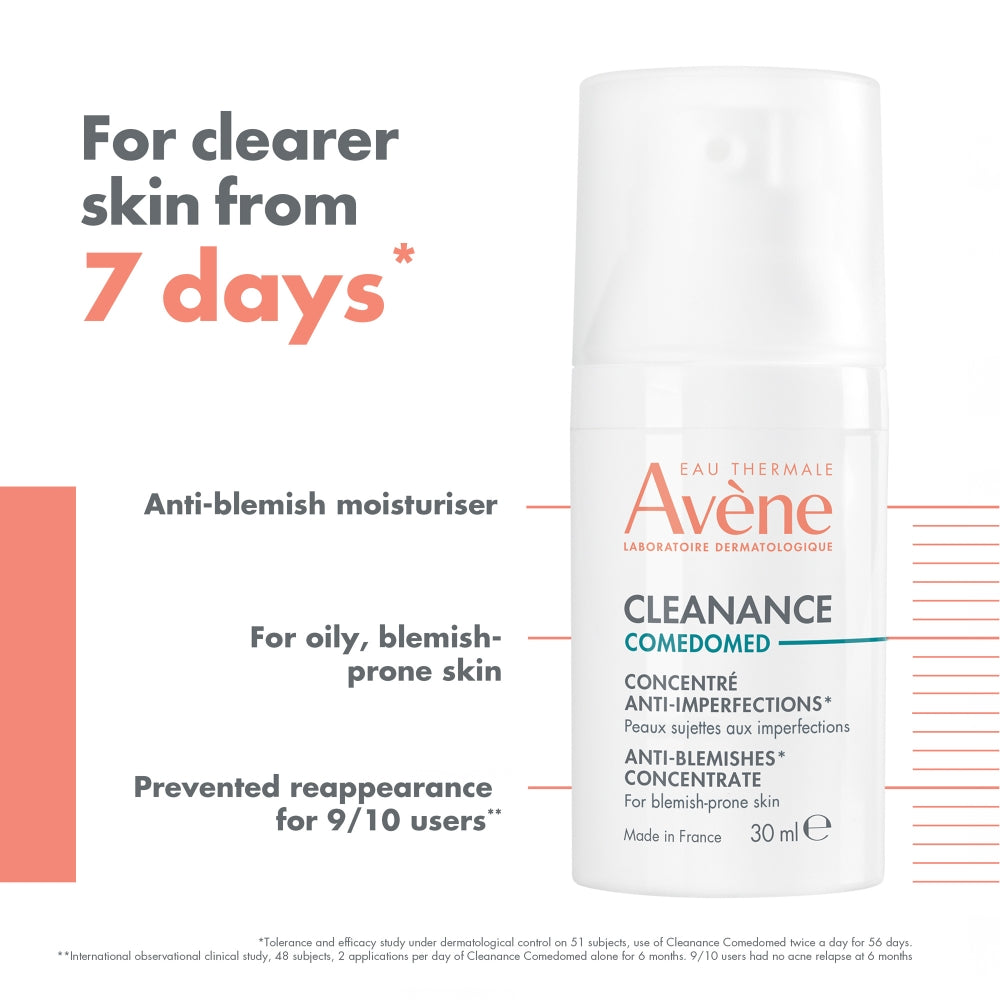 Avene Cleanance Comedomed Anti-blemish Concentrate Moisturiser 30ml