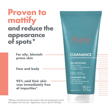 Avene Cleanance Gel Cleanser 200ml