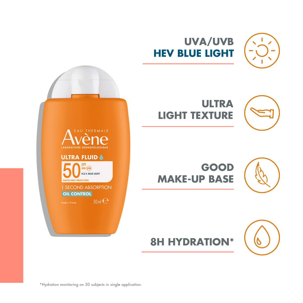 Avene Ultra Fluid Oil Control Sunscreen SPF50 50ml
