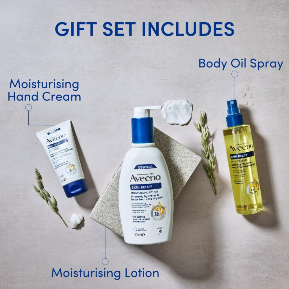 Aveeno Skin Relief Range 3 Piece Gift Set