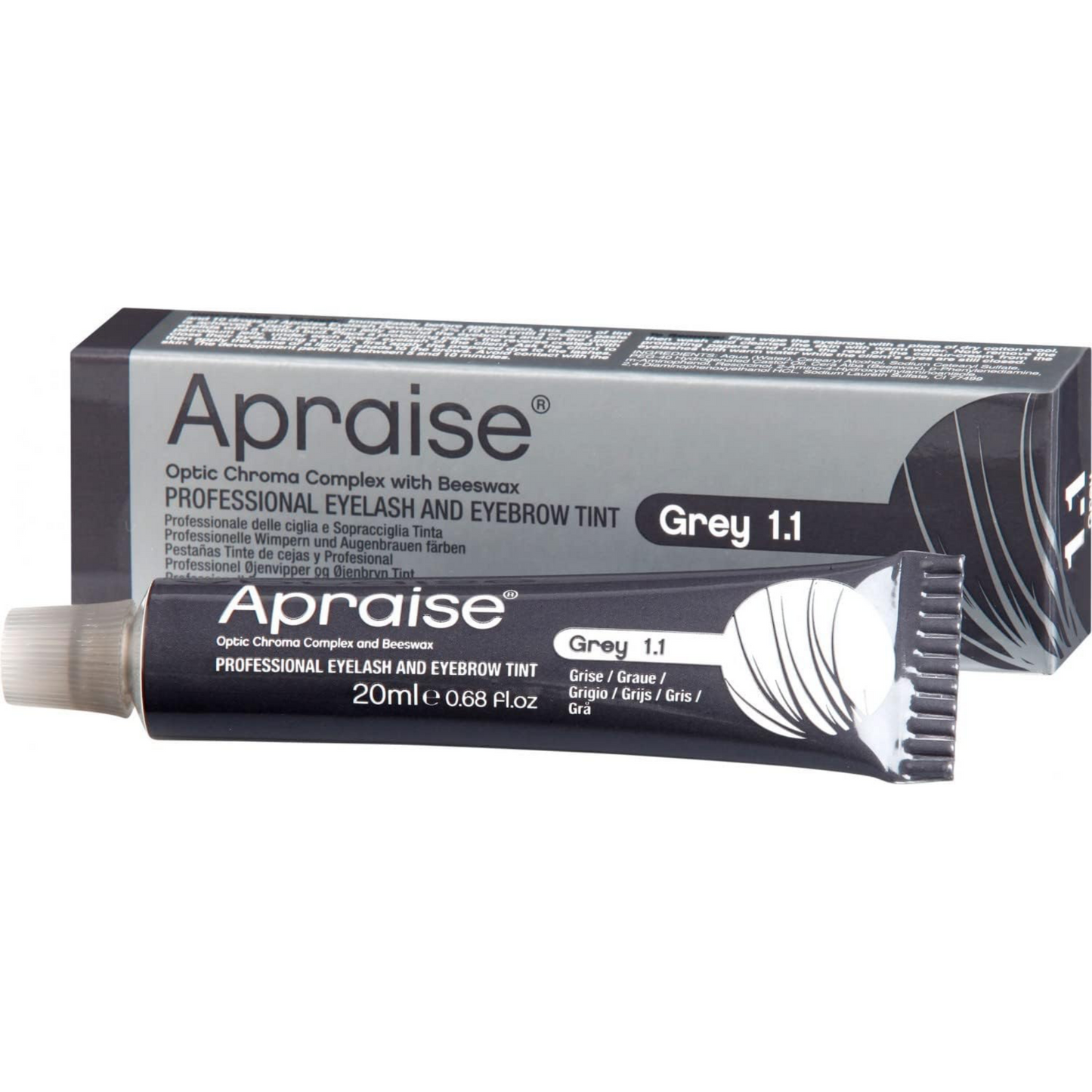 Apraise Professional Eyelash & Eyebrow Tint 1.1 Graphite 20ml
