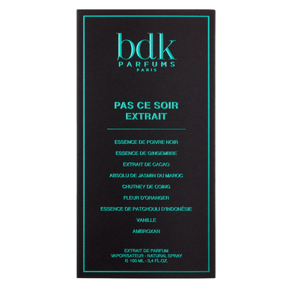 BDK Parfums Pas Ce Soir Extrait De Parfum 100ml