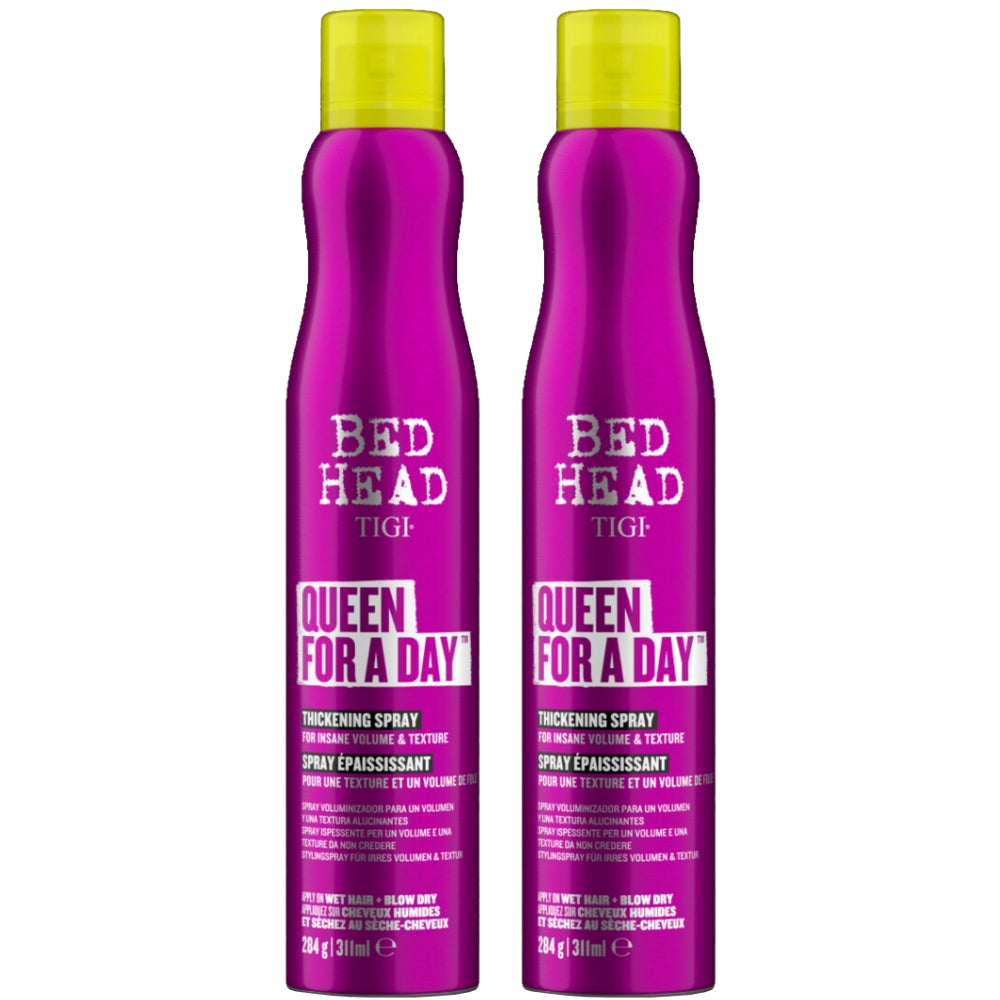 TIGI Bed Head Queen For A Day Thickening Spray Duo 2 x 320ml
