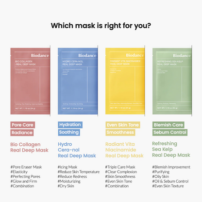 Biodance Collagen Real Deep Mask Pack 4 x 34g