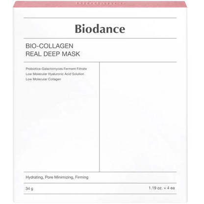 Biodance Collagen Real Deep Mask Pack 4 x 34g
