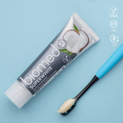 Biomed Superwhite 97% Natural Gentle Whitening & Enamel Strengthening Toothpaste 100g
