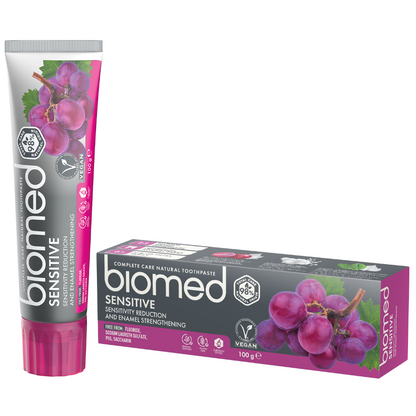 Biomed Sensitive 98% Natural Sensitivity Reduction & Enamel Strengthening Toothpaste 100g