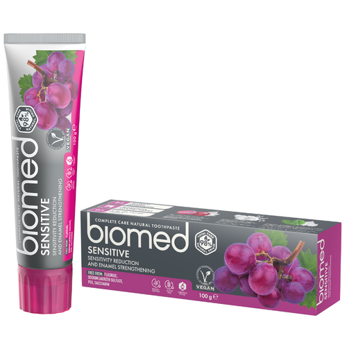 Biomed Sensitive 98% Natural Sensitivity Reduction & Enamel Strengthening Toothpaste 100g
