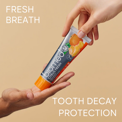 Biomed Citrus Fresh 97% Natural Fresh Breath & Healthy Gums Toothpaste 100g