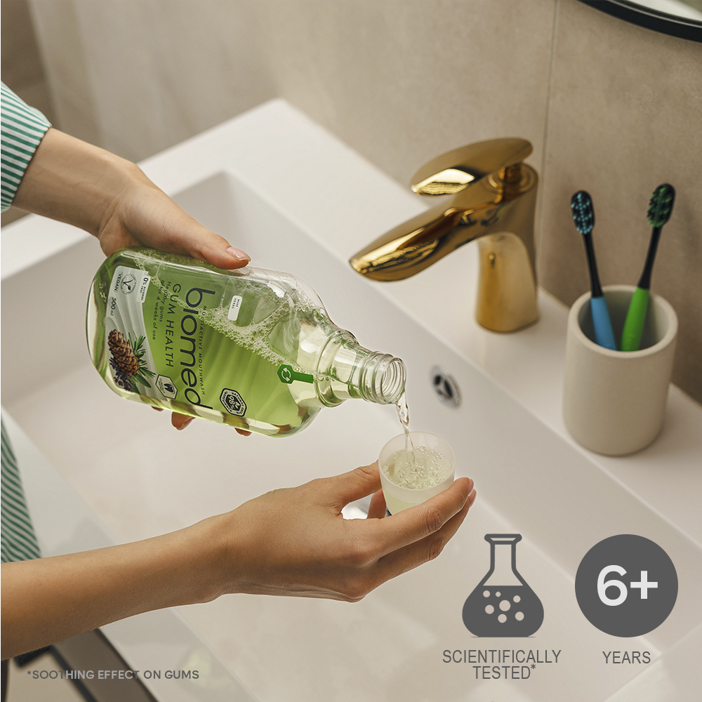 Biomed 98% Natural Gum Health Multiactive Mouthwash 500ml