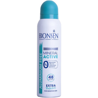 Bionsen Mineral Active Deodorant Aerosol Spray 150ml