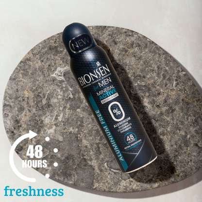Bionsen Mineral Active Deodorant Aerosol Spray For Men 150ml